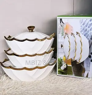 3 Set Ceramic Bowls (የዎጥ ማቅረቢያ)