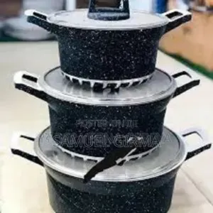 3pcs Non Stick Cookware
  የማይዙ ማራኪ ግራናይት ቅብ ድስቶች