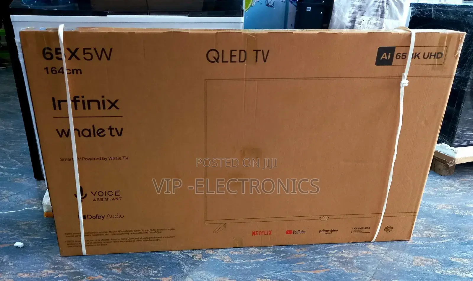 Infinix 65 Inch Tv Smart Uhd Qled Frameless New 2025 Tv