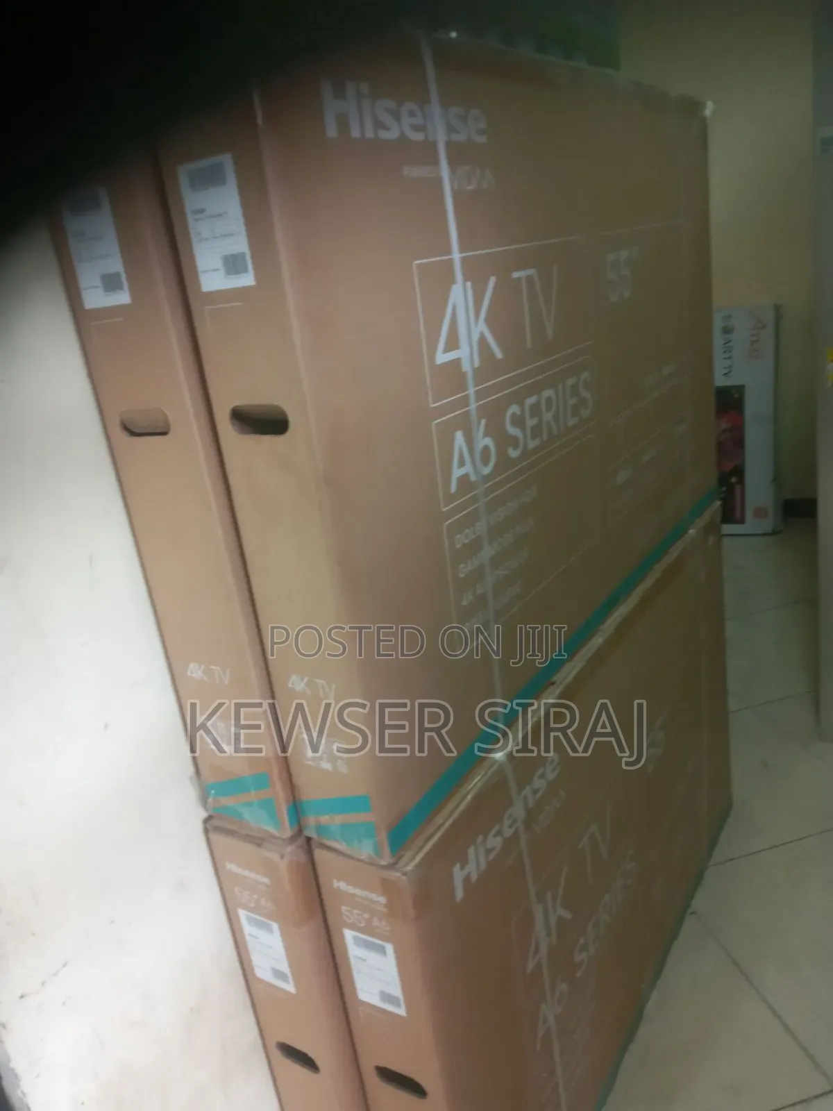 Hisense Tv 55inch Vidda Smart + Youtube Video Bluetooth Frameless
