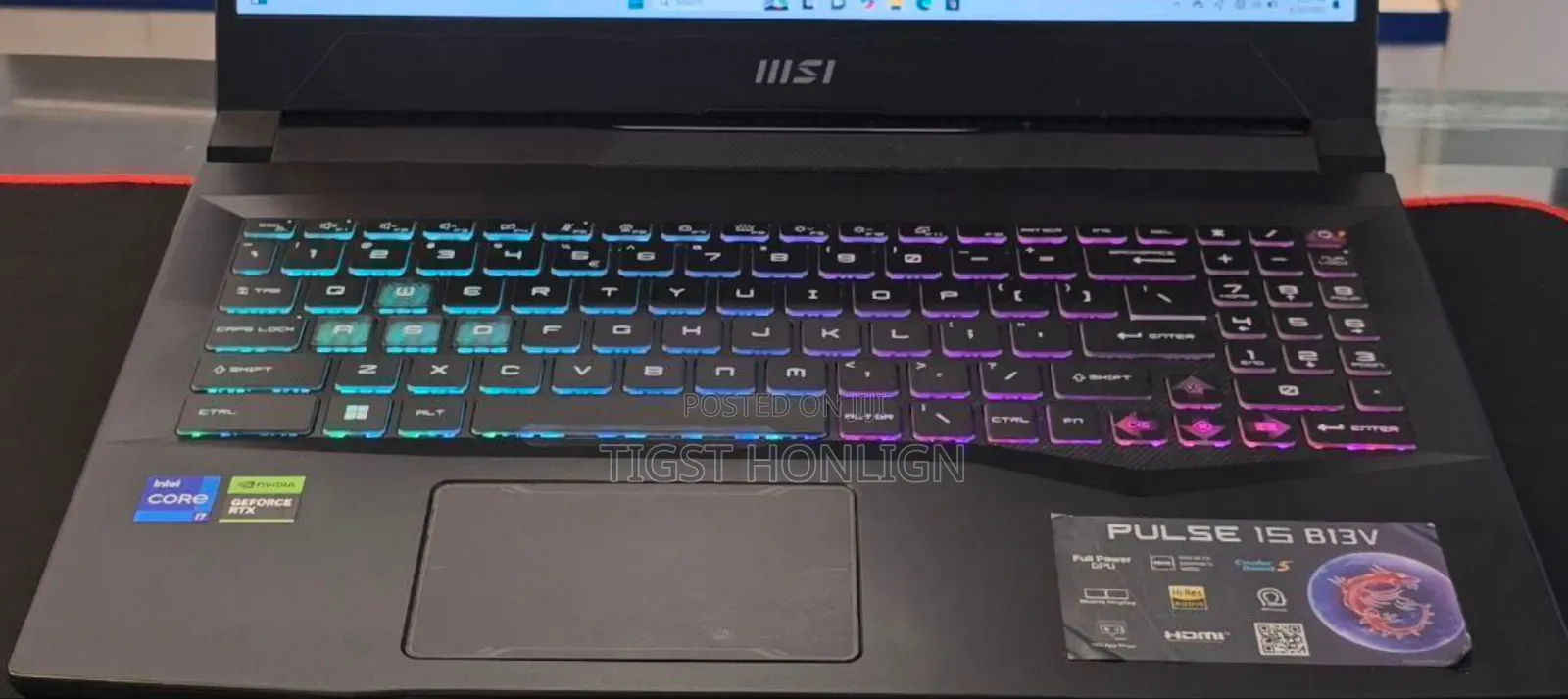 New Laptop MSI Pulse GL66 16GB Intel Core I7 SSD 1T