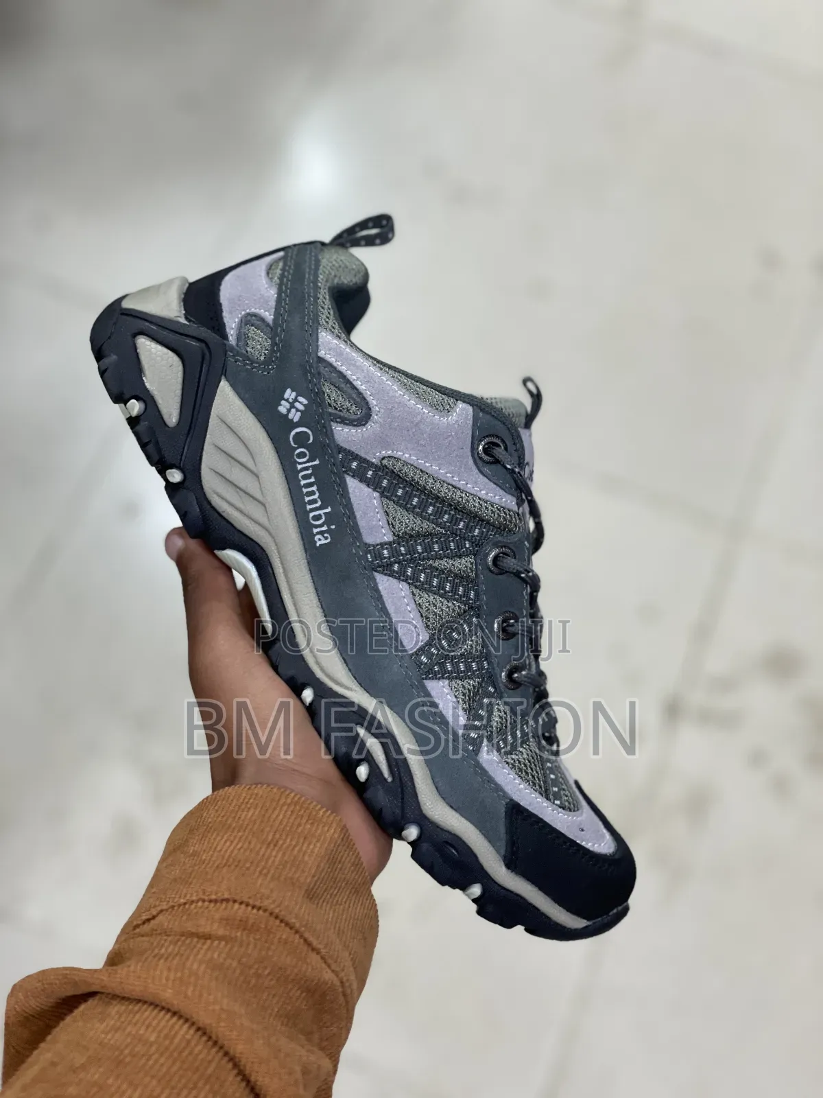Columbia Hiking Shoes in a Grey and Black Colorway