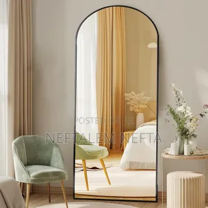 Black Almunium Frame Mirror