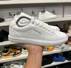 Calvin Klein Men's Leather Sneakers Shoes