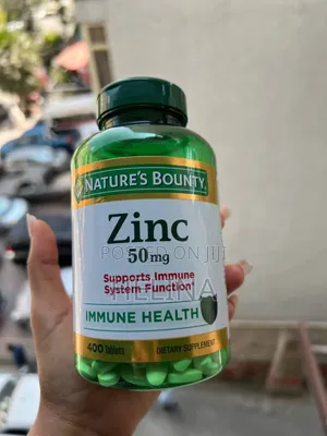 Natures Bounty Zinc 50mg Supports Immune System Function 400 Tablets