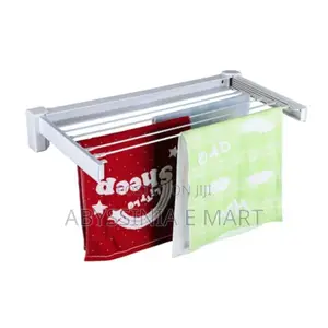 Wall-Mounted, Collapsible Clothes Rack