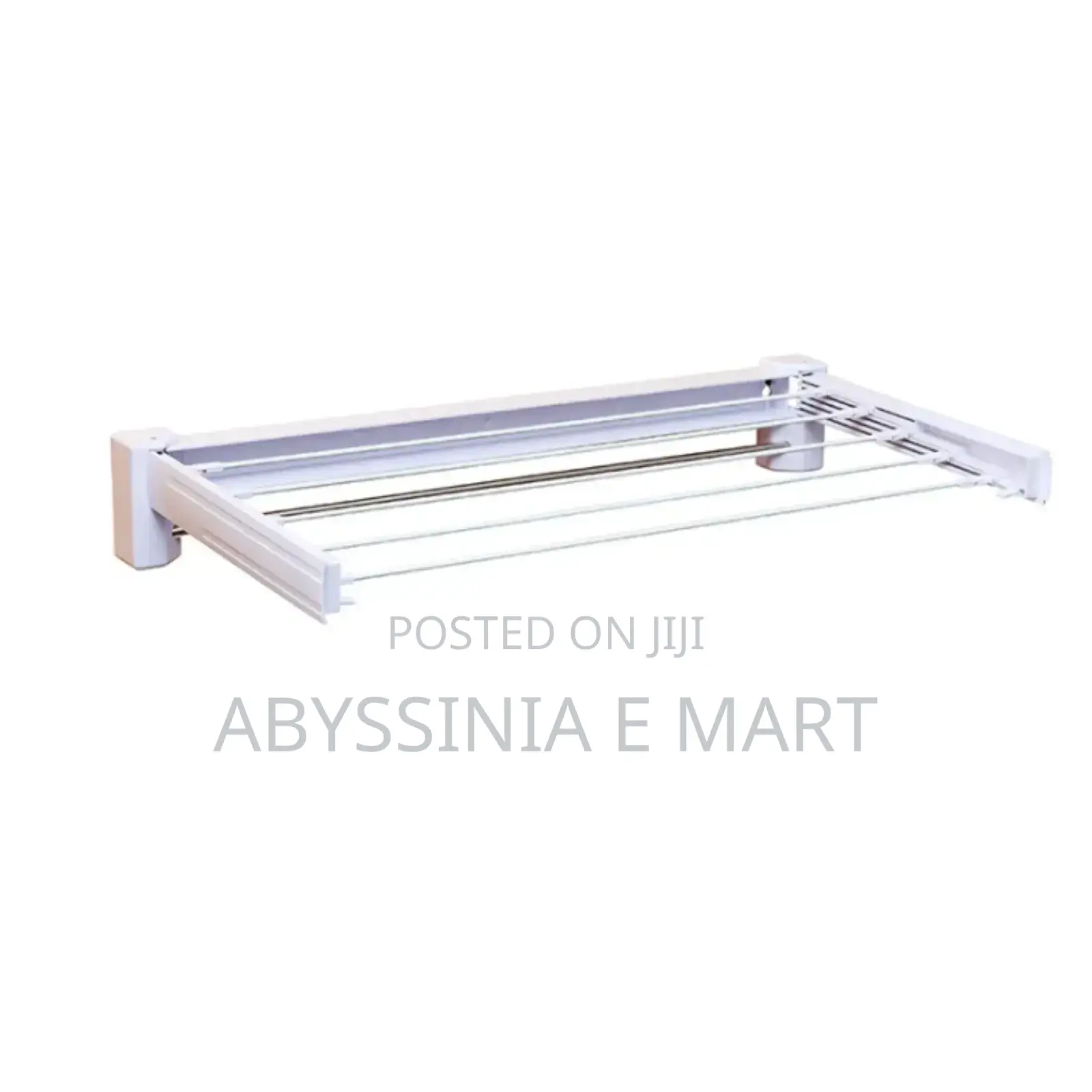 Wall-Mounted, Collapsible Clothes Rack