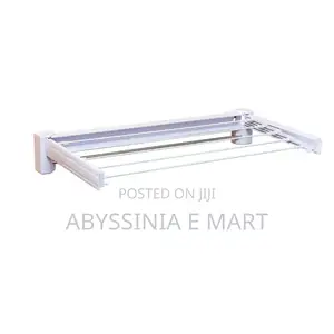 Wall-Mounted, Collapsible Clothes Rack