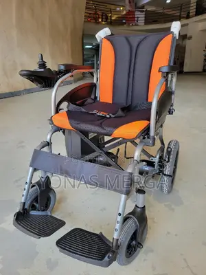 Fold Travel Electric Wheelchair柬郟mobility Aid Power Wilcher窟最የታማሚሞተር