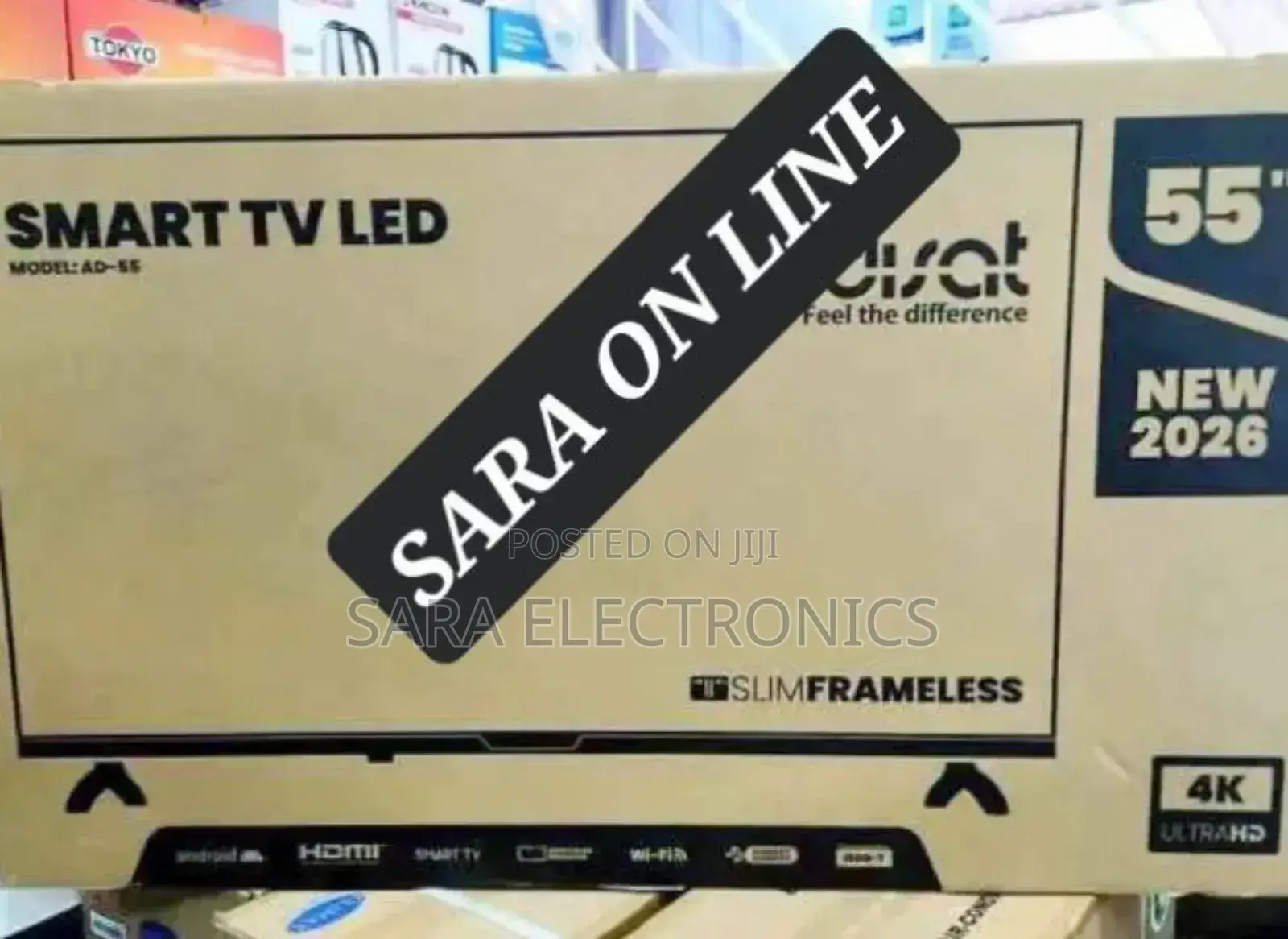 ☆Smart Led 55" Tv ♤◇New 2025 ◇Free Delivery 10year Warranty
