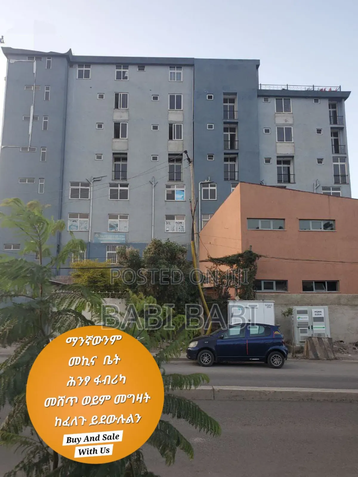 G+7. 586m2 Building for Sale Around Gotera