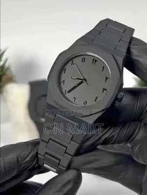 Black Arabic Hand Watch
