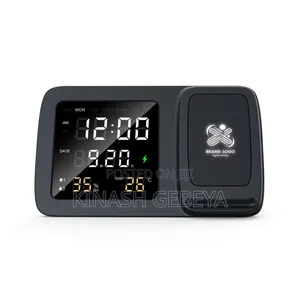 Rise Digital Alarm Clock and Wireless Charger