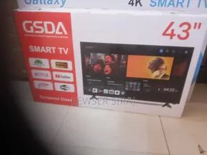 Gasda 43inch Tv Smart Video Double Glass Hi Fi ያለው Android 14