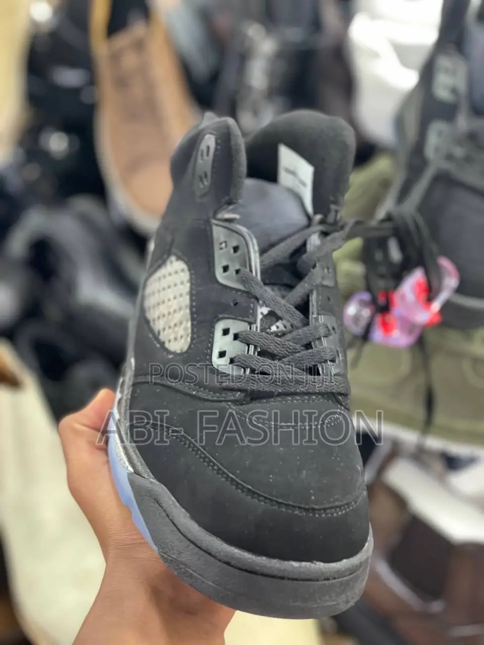 Air Jordan 5 Retro PSG Black Colour