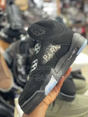 Air Jordan 5 Retro PSG Black Colour