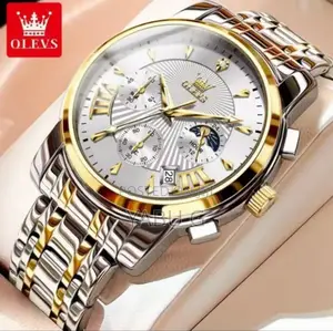 Olevs Watches for Men Chronograph Analog Quartz Watch