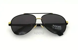 Polaré Noir Aviator Polarized Sunglasses