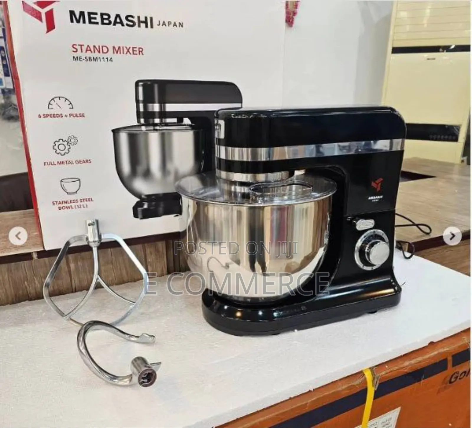 Mebashi Japan Stand Bowl Mixer-(Me-Sbm1114b)