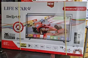 65"Inch Life Star Smart Tv New