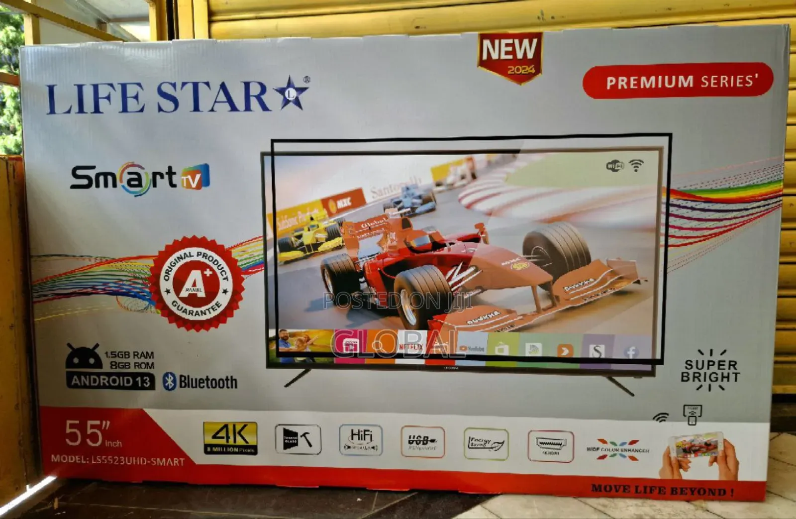 65"Inch Life Star Smart Tv New