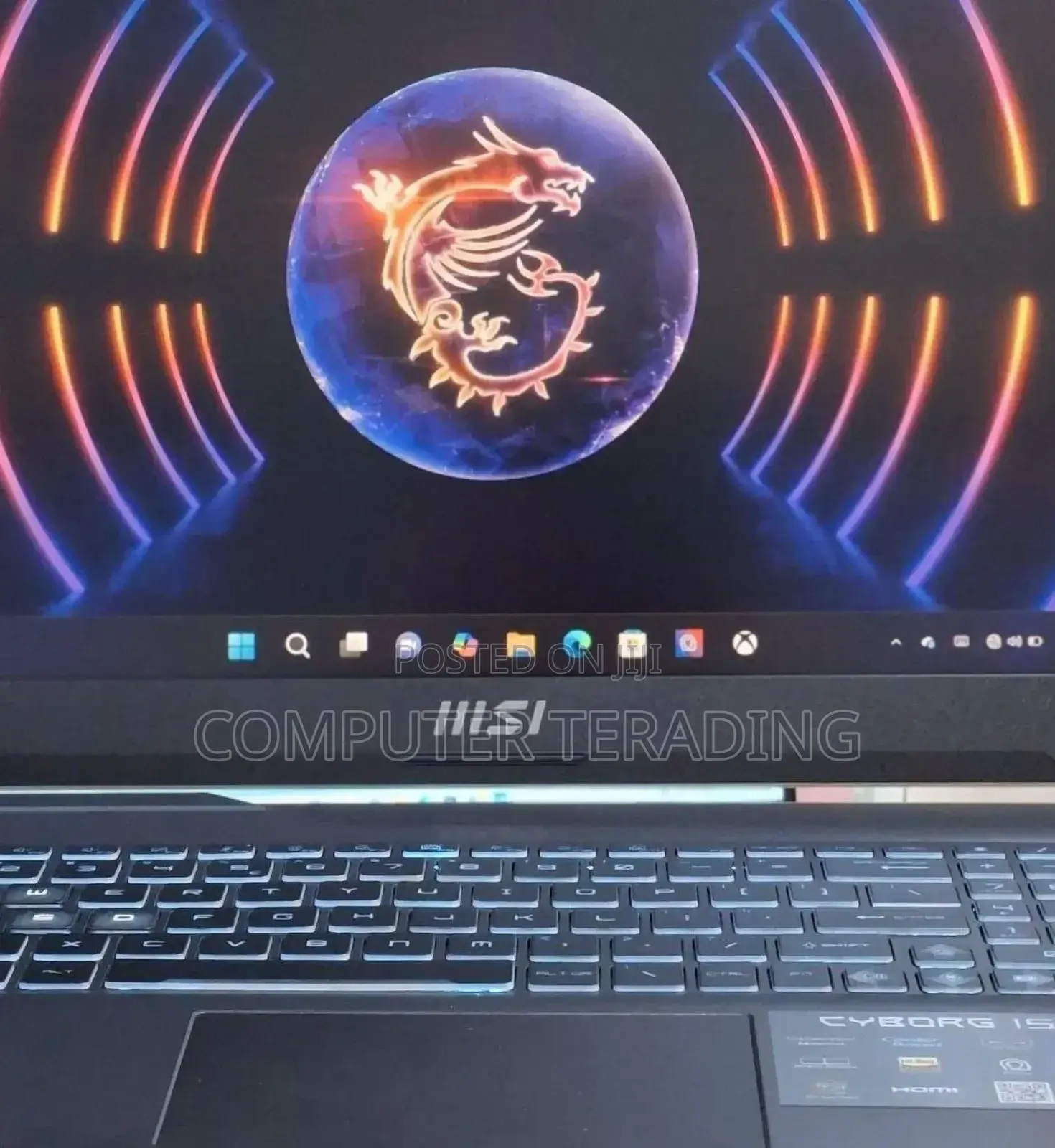 New Laptop MSI Cyborg 15 16GB Intel Core I7 SSD 512GB