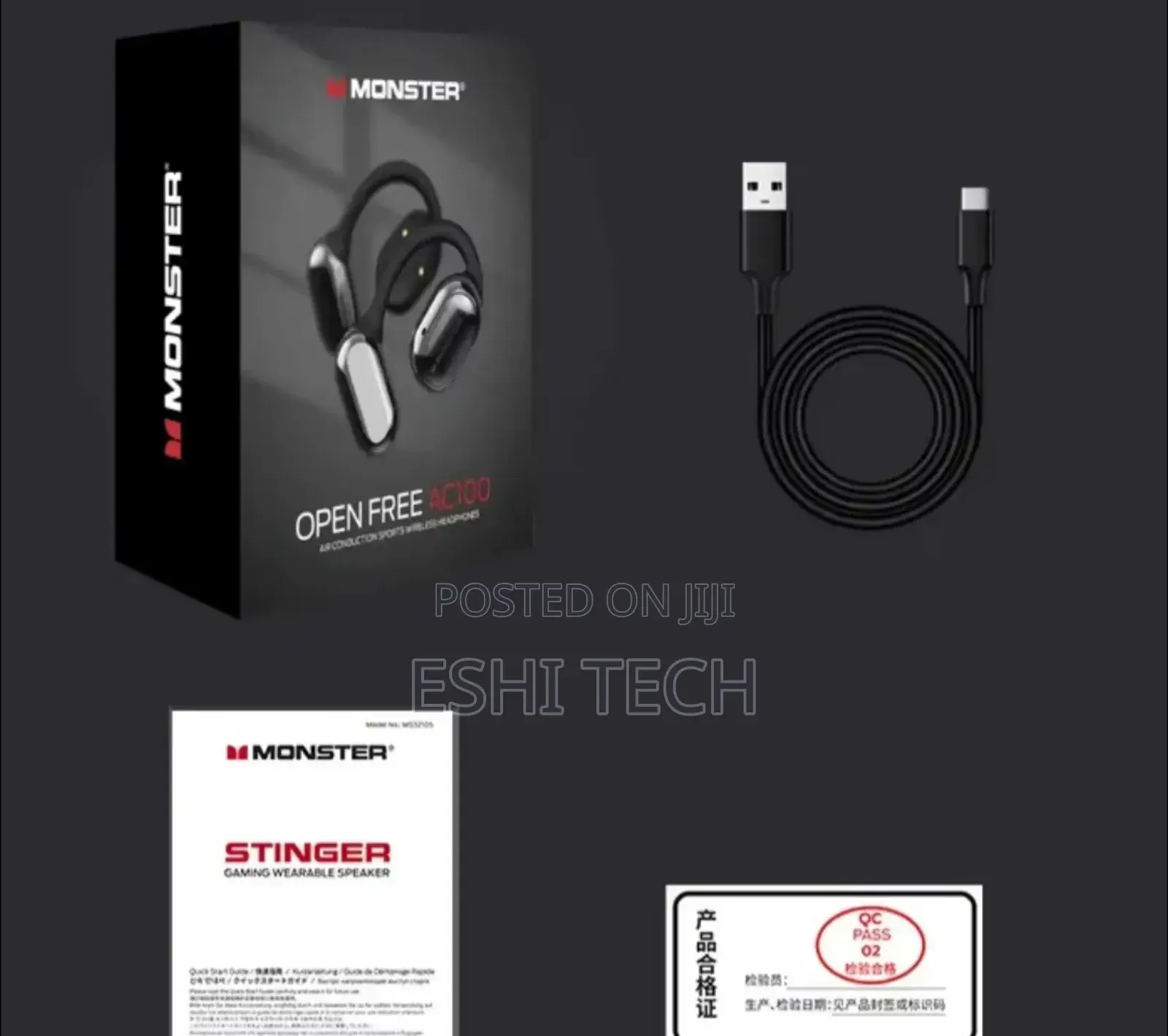 Monster Ac100 Open Free Quality Earbuds