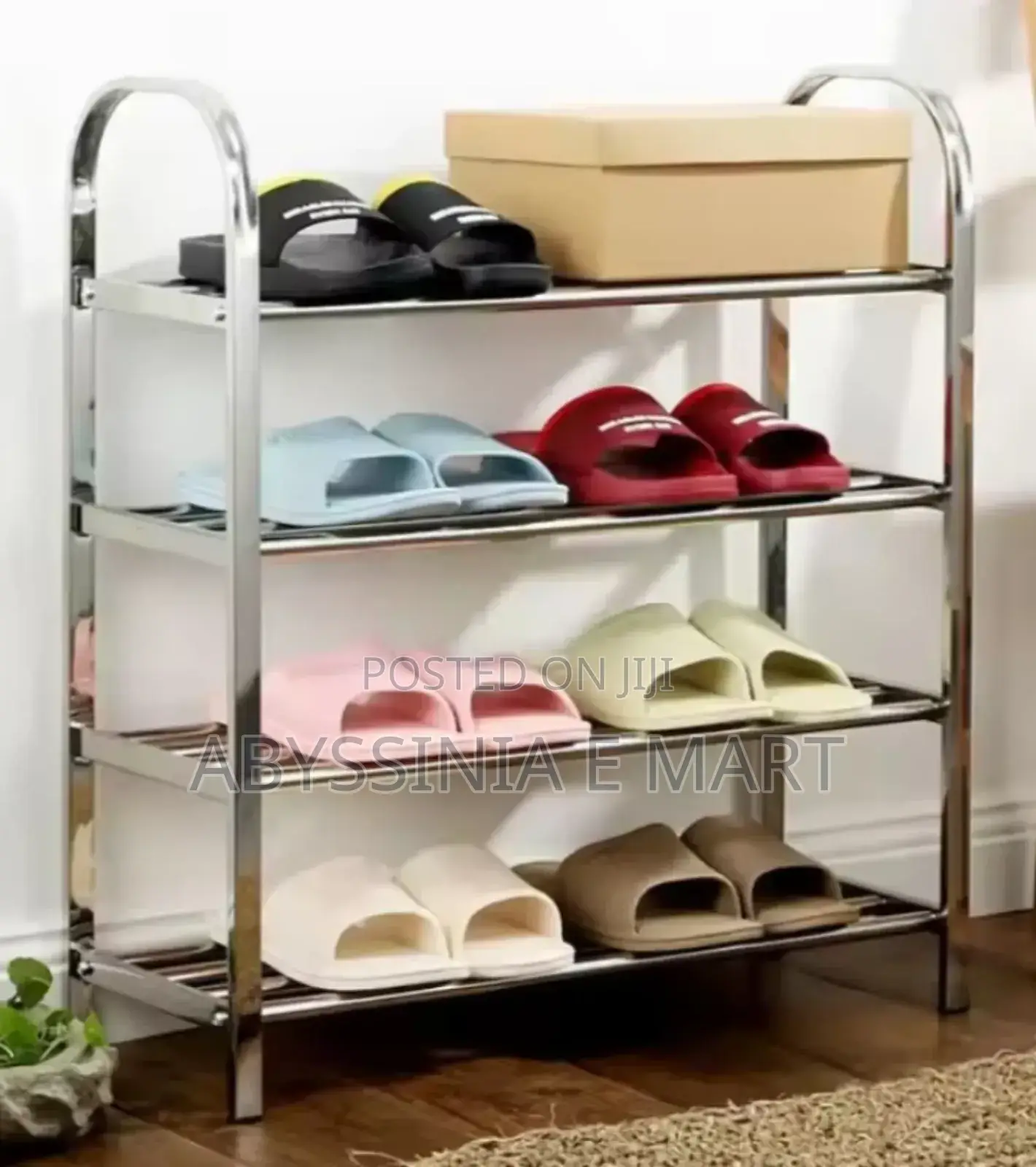 Steinless Steel Shoes Rack