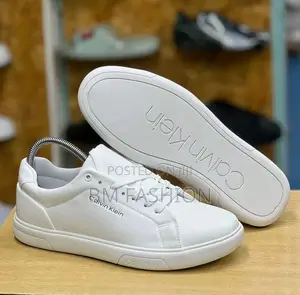 Calvin Klein Men's Low-Top Leather Sneakers
