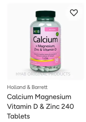 Calcium Magnesium Zinc D3 , 240 Vegan Tablets