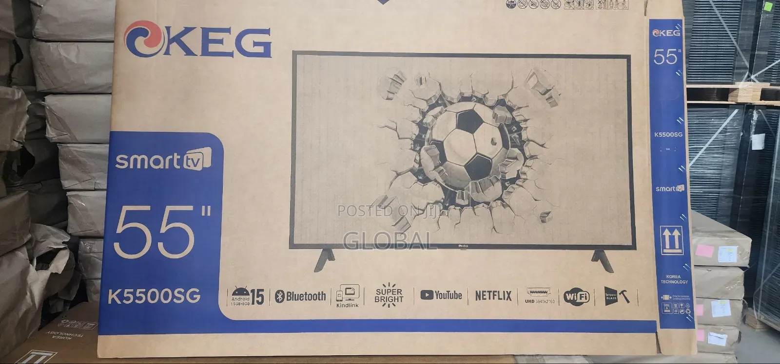 Keg 55"Inch Led Television