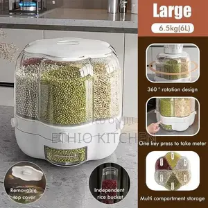 360° Rotating Grain Storage
