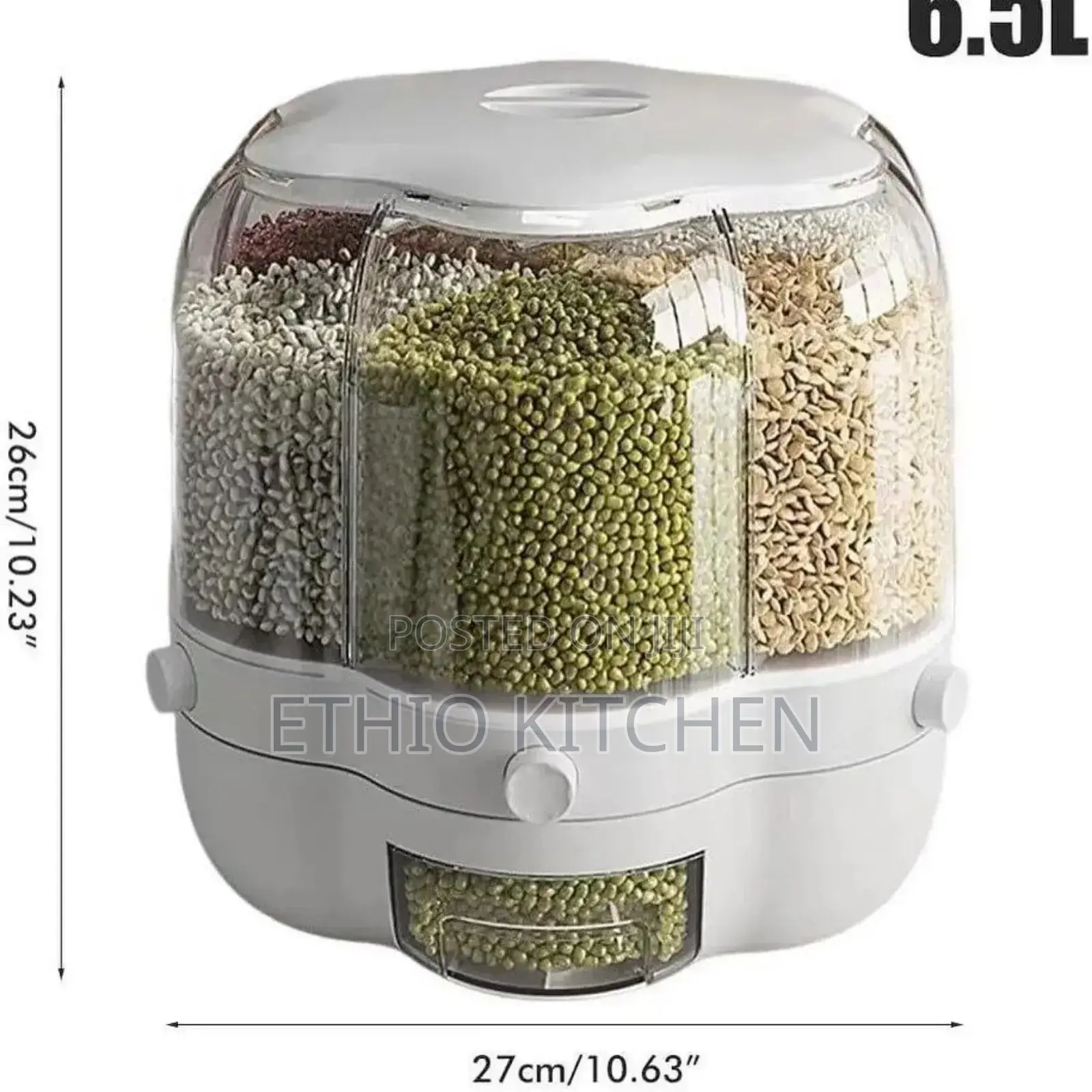 360° Rotating Grain Storage