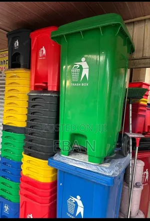 50l | 100l | 240l Plastic Trash Bin – Durable Wheelie Dustbin