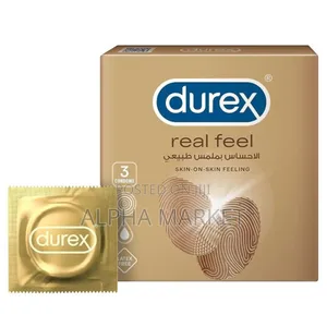 Durex ባለከርክሩ Real Feel Condom for ለወንዶች