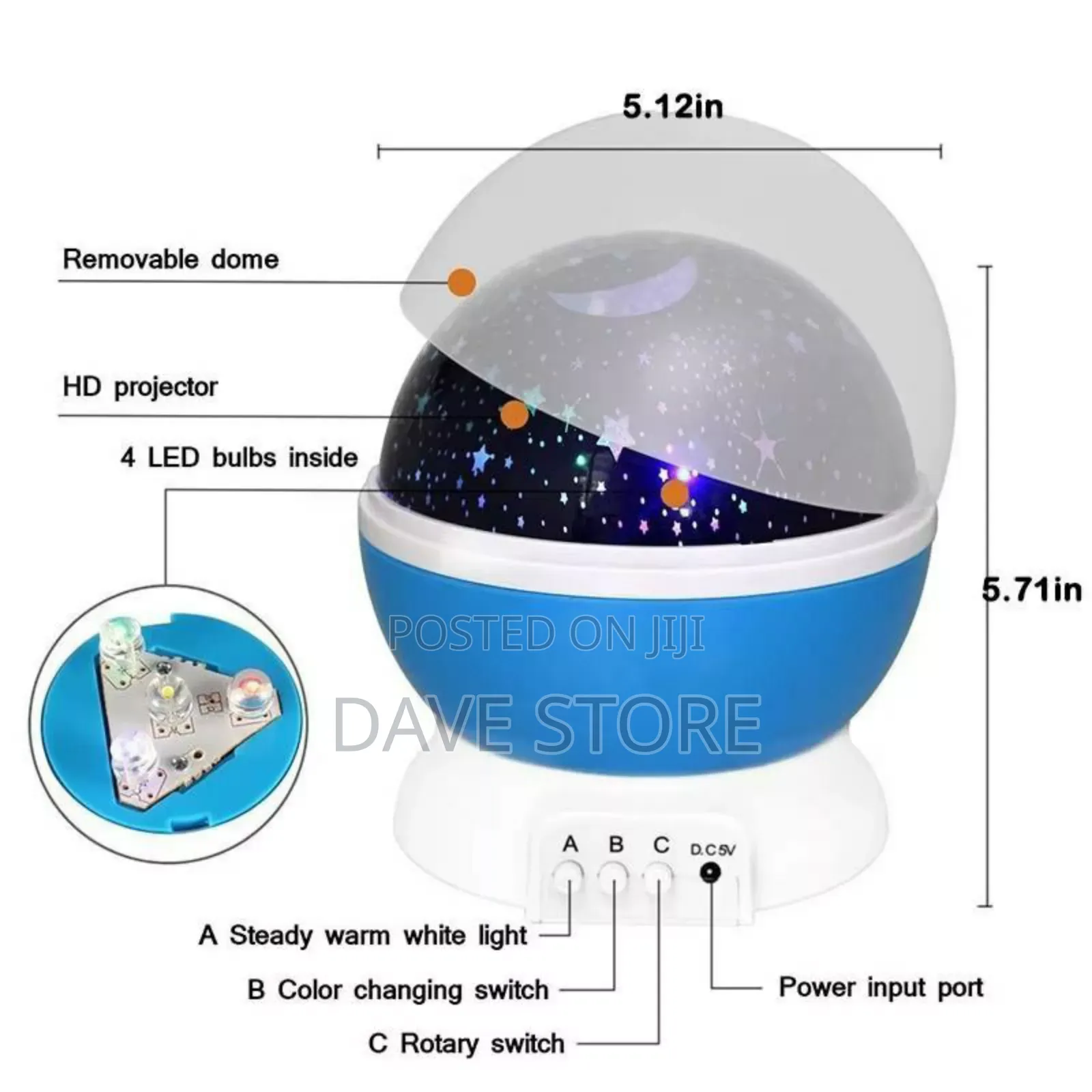 Night Light Projection Lamp