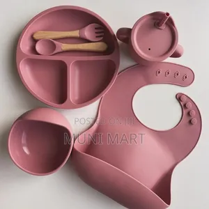6-Piece Silicone Baby Feeding