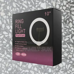 10 Inch Ring Light Easy 360 Rotation for Precise Positioning