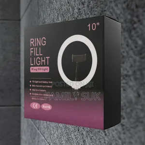 10 Inch Ring Light Easy to Switch Between Warm and White Led