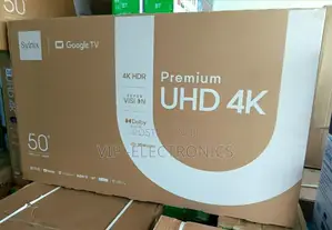 Syinix 50 Inch Tv Smart HDR Google Frameless New 2025 Original Tv