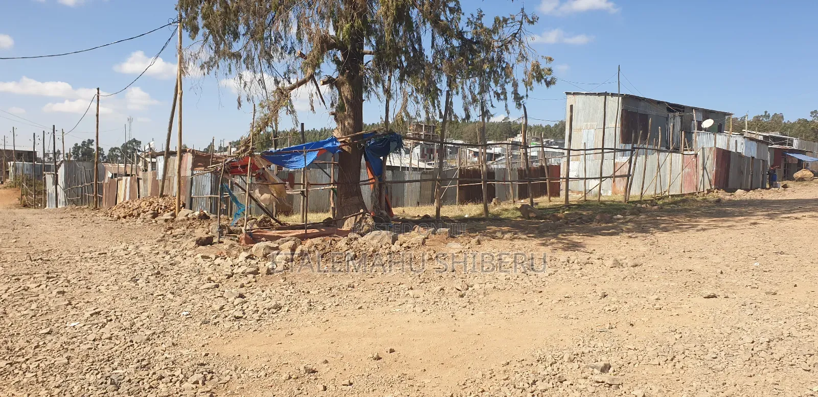 አራራት ጀርባ አከባቢ 150 ካሜ E ካርታው ያለው ፣አፈር ምርመራ ደብተር ያለው፣ በመልማት ላይ ያለ።