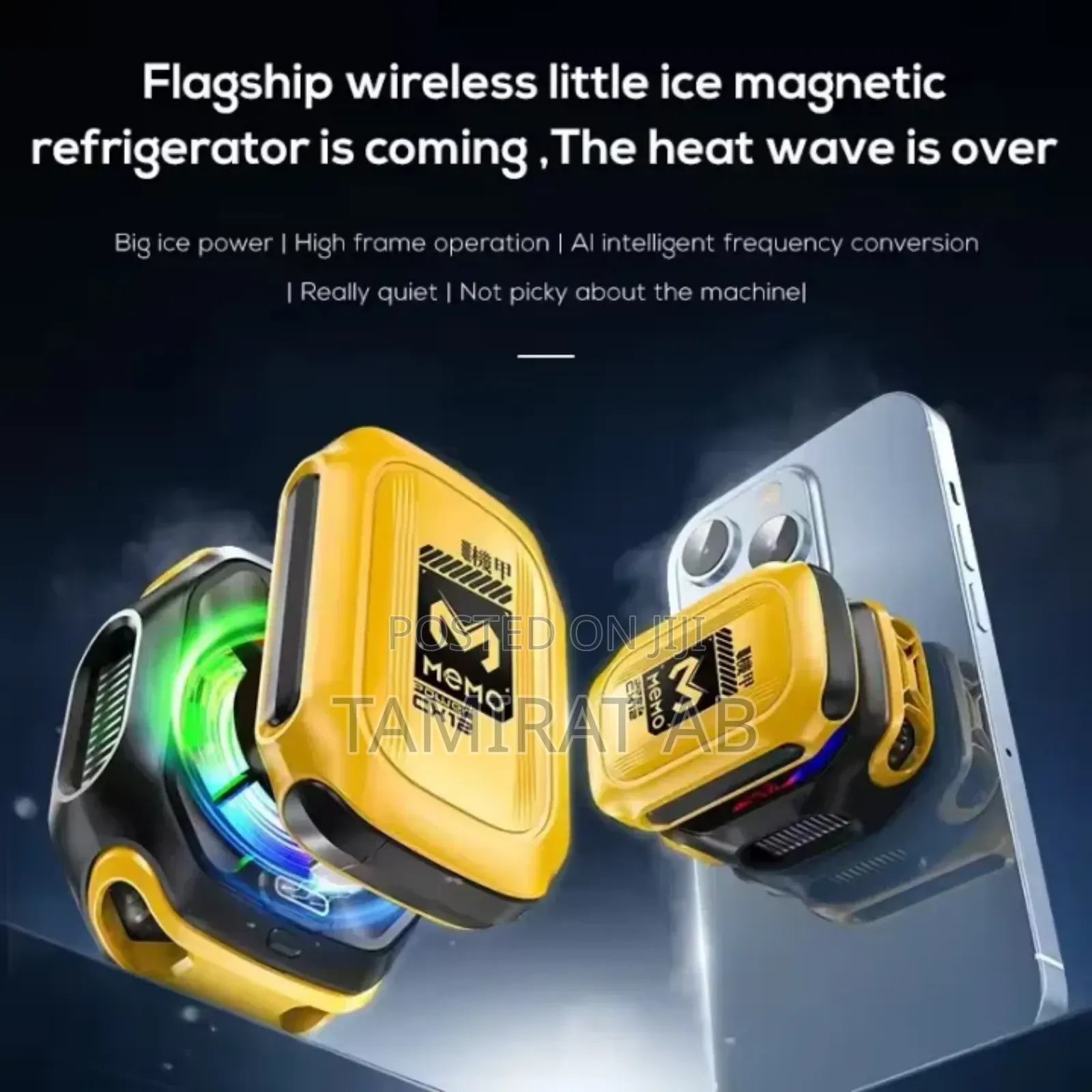 Memo Cx12 Magnetic Phone Cooler–10w Radiator With Rechargeable Battery