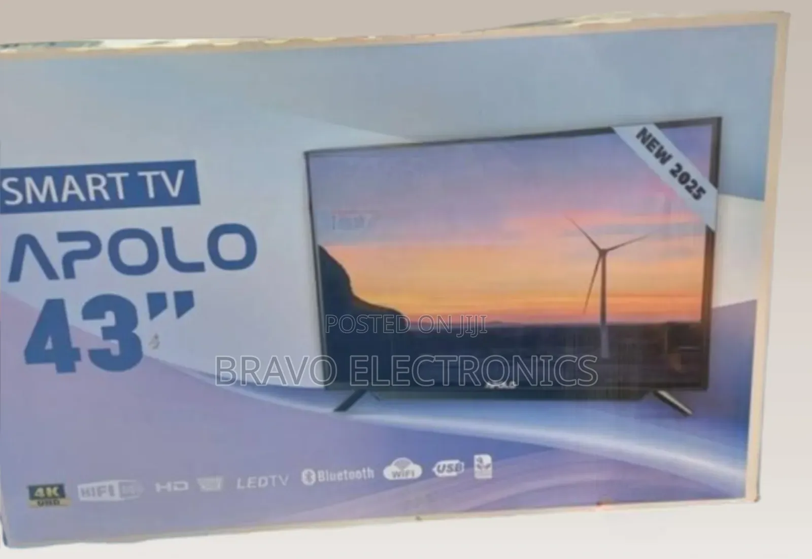 Apolo 43" Uhd Smart Tv – 2025 New Model!