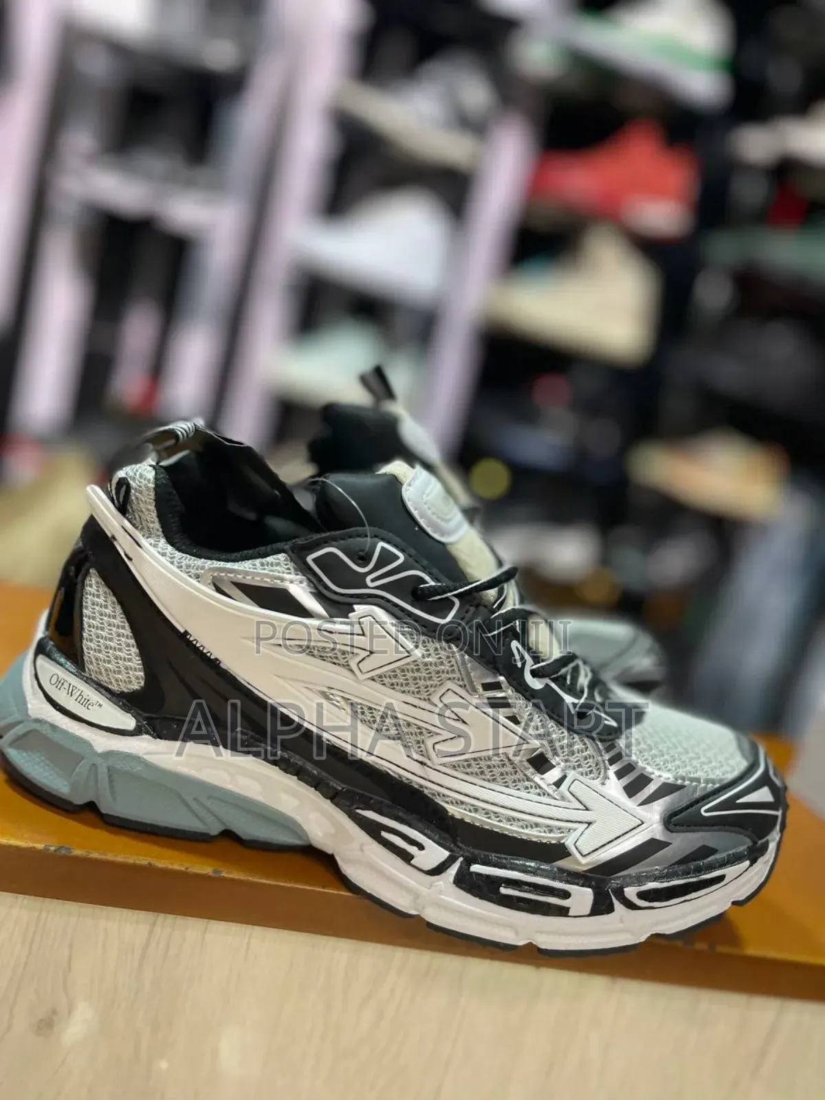 Virgil Abloh Off Whit High Master Quality Smooth Sneakers for You