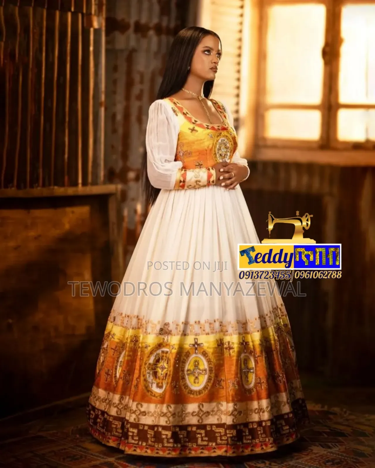 Teddy Tibeb ቴዲ ጥበብhabesha Cultural Clothes ባህላዊ የሀበሻ ልብስ