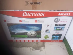 Emingtek Tv 42inch Smart Android ፍሬምለስ እስክሪን Youtube Video Bluetoo