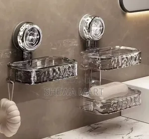 Soap Dish With Powerful Vacuum Suction Cup, No Drilling Required, Remo
