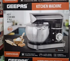 Geepas Stand Mixer 8.5 Liter