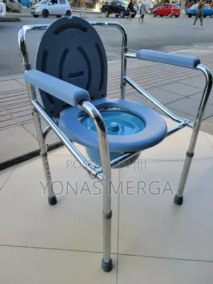 Potty Chair for Adult, Camping Toilet蠅你toilet With Arms - 3 in 1