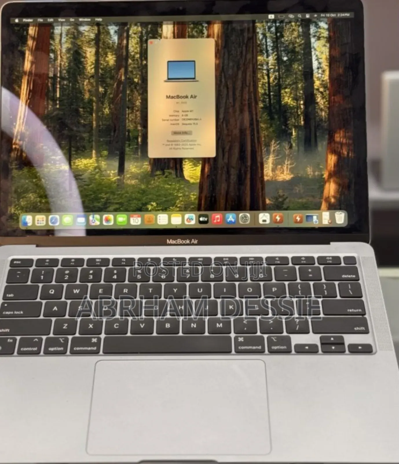 New Laptop Apple MacBook Air 2020 M1 8GB Apple M1 SSD 256GB